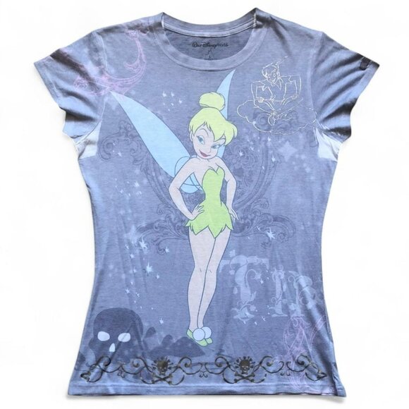 Vintage Tinkerbell Grunge T-Shirt - Picture 2 of 6